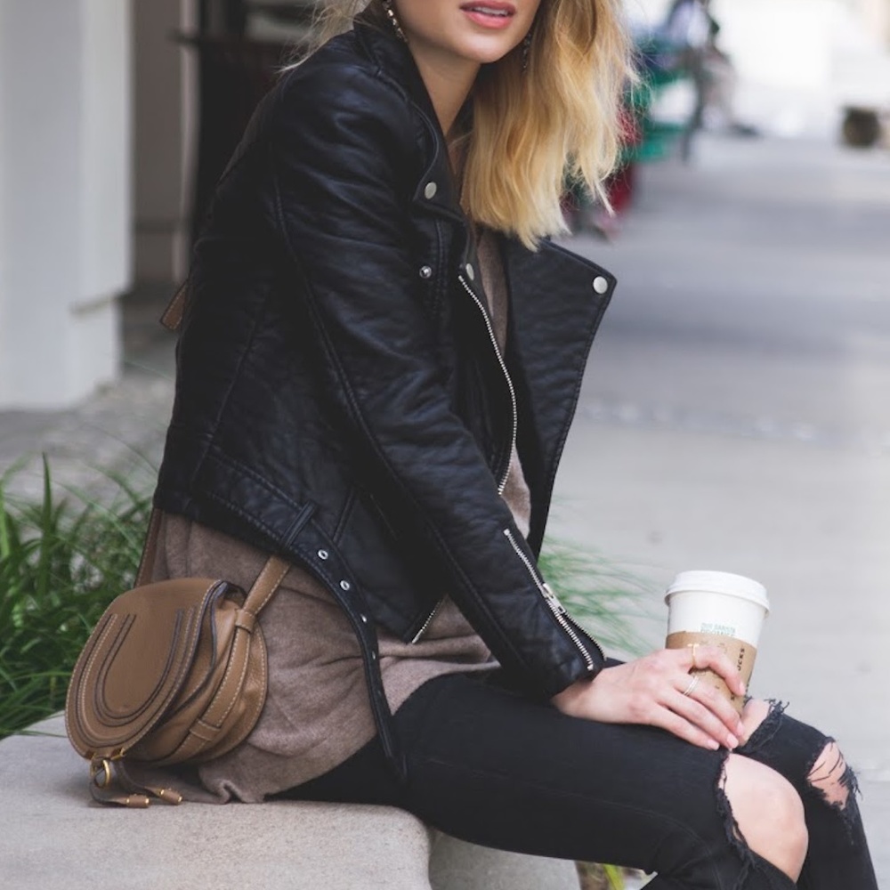 Nasty Gal Vegan Leather Jacket / XS - Picture 7 of 8